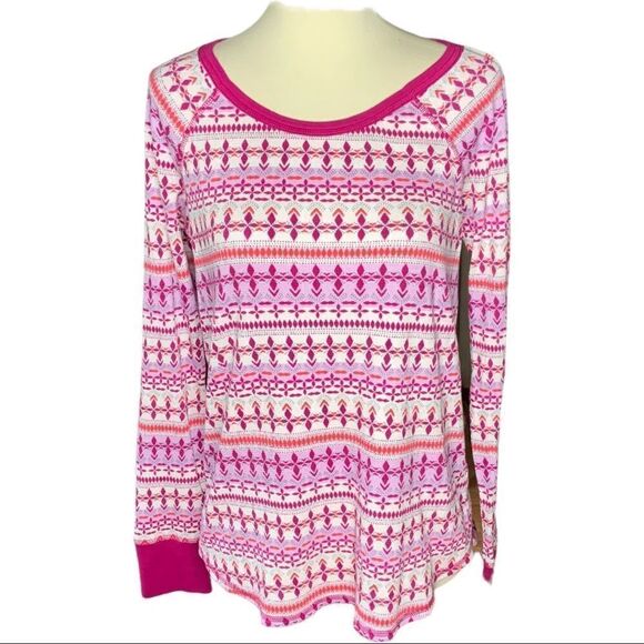 VS thermal scoop neck pajama top size M - Picture 3 of 9